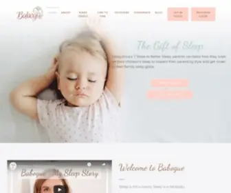 Babogue.com(Babogue Sleep Solutions) Screenshot