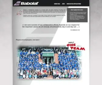 Babolat-Jobs.com(Job offers and recruitment) Screenshot