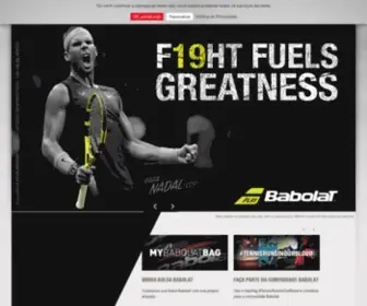Babolat.com.br(Todo o equipamento Babolat para a sua prática desportiva) Screenshot