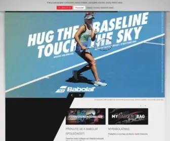 Babolat.cz(Babolat vyrábí inovativní tenisové produkty) Screenshot