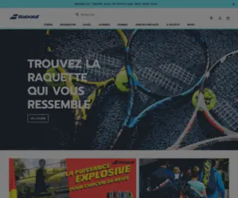 Babolat.fr(Equipement de tennis) Screenshot