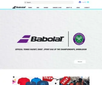 Babolattennis.in(Babolat Tennis India) Screenshot