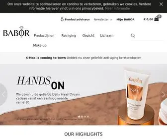 Babor.com(Cosmetica, huidverzorging, wellness) Screenshot