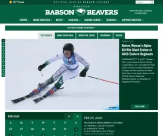 Babsonathletics.com(Babson College) Screenshot