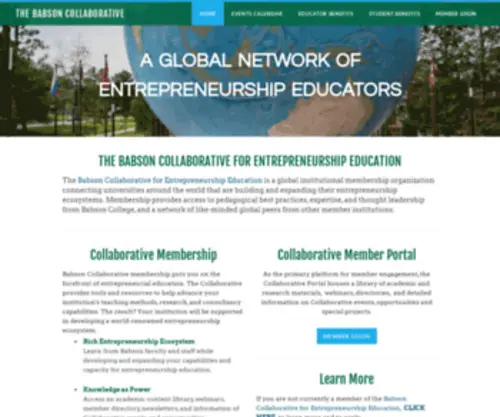 Babsoncollaborative.org(THE BABSON COLLABORATIVE) Screenshot