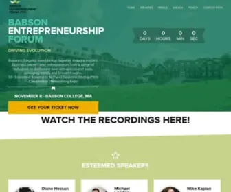 Babsonforum.com(GEL Babson) Screenshot