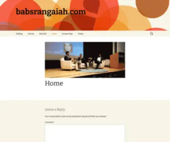 Babsrangaiah.com(babsrangaiah) Screenshot