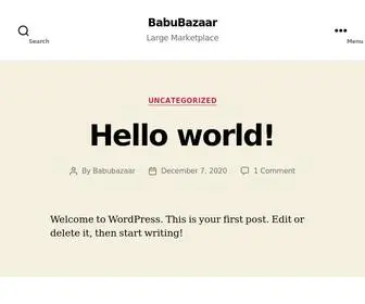 Babubazaar.com(Large Marketplace) Screenshot