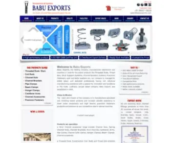 Babuexports.com(Strut support systems) Screenshot