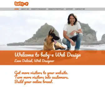Baby-E.co.nz(Baby-e Web Design) Screenshot