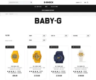 Baby-G.co.uk(CASIO G) Screenshot