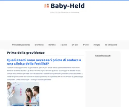 Baby-Held.com(Taufe) Screenshot