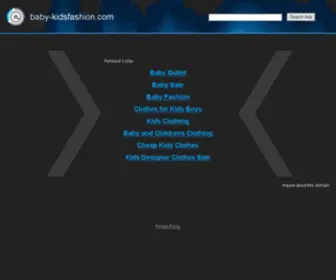Baby-Kidsfashion.com(Imps&elfs, kik-kid, oxxy, Dutch design Bakery, blond&blond) Screenshot