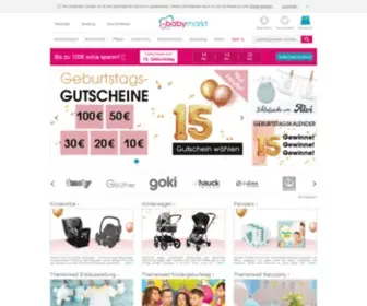 Baby-Markt.com(Babyartikel & Babyausstattung online) Screenshot