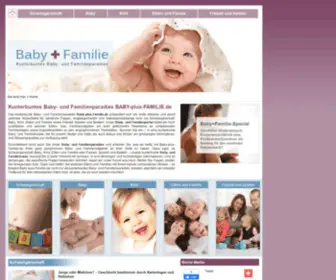 Baby-Plus-Familie.de(Kunterbuntes Baby) Screenshot