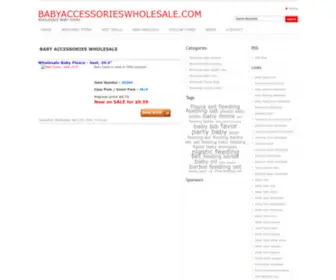 Babyaccessorieswholesale.com(Wholesale Baby Items) Screenshot