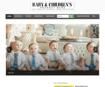 Babyandchildrensproductnews.com(Baby and Children's Product News) Screenshot