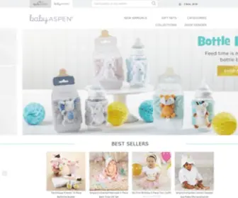 Babyaspen.com(Unique and Adorable Presents for Newborns) Screenshot