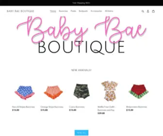 Babybaeboutique.com(Baby Bae Boutique) Screenshot