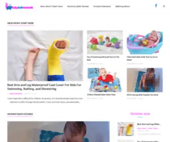 Babybathmoments.com(New Born Baby Bath Care Tips) Screenshot