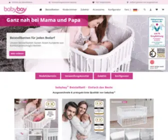 Babybay.de(Herzlich willkommen bei babybay®) Screenshot