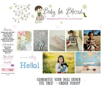 Babybeblesseddolls.com(Spreading the word of God...one doll at a time) Screenshot