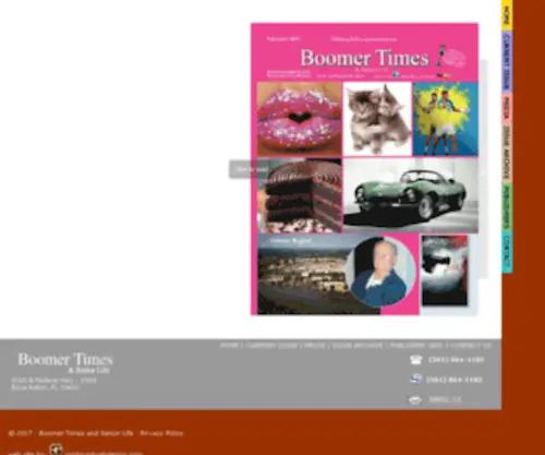 Babyboomers-Seniors.com(Boomer Times and Senior Life) Screenshot