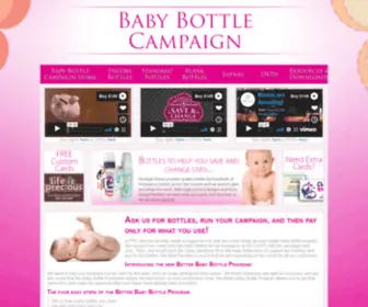 Babybottlecampaign.org(Baby Bottle Campaign) Screenshot