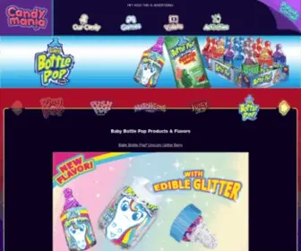 Babybottlepop.com(Baby Bottle Pop®) Screenshot