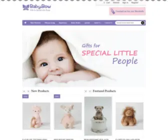 Babybow.co.nz(Home page Magento Commerce) Screenshot