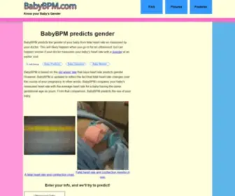 Babybpm.com(Baby BPM) Screenshot