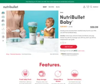 Babybullet.com(The Original Baby Bullet) Screenshot