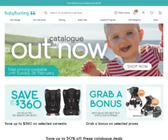 Babybunting.com.au(Car Seats) Screenshot