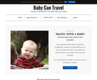 Babycantravel.com(Baby Can Travel) Screenshot