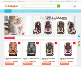 Babycar.com.vn(Đại lý ghế ngồi ô tô) Screenshot