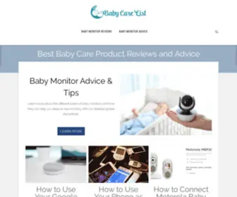 Babycarelist.com(Baby Care List) Screenshot