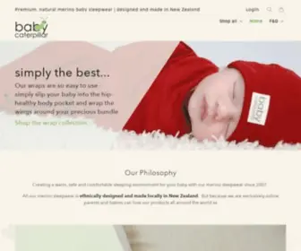 Babycaterpillar.com(Baby Caterpillar Merino wraps) Screenshot