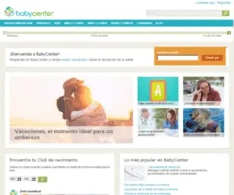 Babycenter.es(Embarazo, Calendario del embarazo, Parto, Bebé, Nombres de bebés, Concepción, Fertilidad, Embarazada) Screenshot