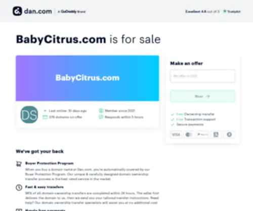 Babycitrus.com(BabyCitrus) Screenshot