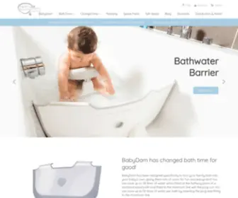 Babydam.com(Innovative Products For Parents) Screenshot