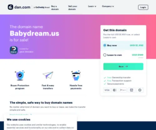 Babydream.us(Create an Ecommerce Website and Sell Online) Screenshot