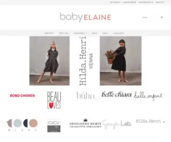Babyelaine.com(BABY ELAINE) Screenshot
