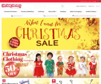 Babyfactory.co.nz(The Baby Factory Online Shop) Screenshot