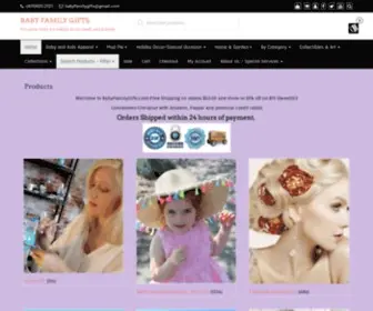 Babyfamilygifts.com(Baby Family Gifts) Screenshot