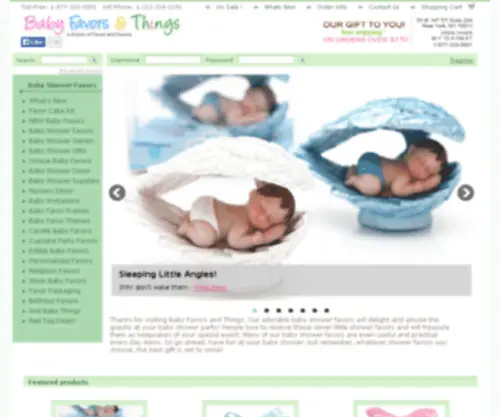 Babyfavorsandthings.com(Baby Favors and Things) Screenshot