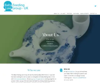 Babyfeedinglawgroup.org.uk(Baby Feeding Law Group UK) Screenshot