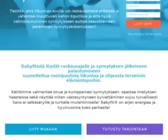 Babyfit.fi(Raskausajan ja vauva) Screenshot