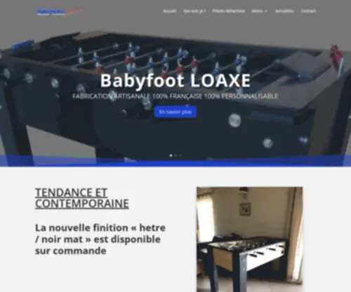 Babyfoot-Loaxe.fr(Rénovation) Screenshot