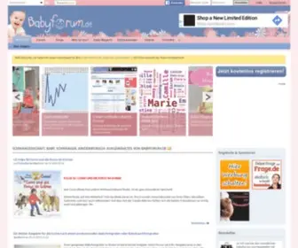 Babyforum.de(Im Babyforum finden Sie Tipps zu) Screenshot