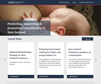 Babyfriendly.org.nz(NZBA) Screenshot